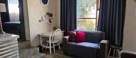 Maison, 1 chambre, accessible aux personnes à mobilité réduite, fumeurs | Salle de séjour