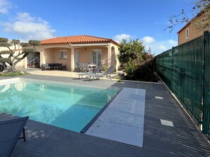 Pool - Villa with private pool and AC - 6 guests (Torreilles)