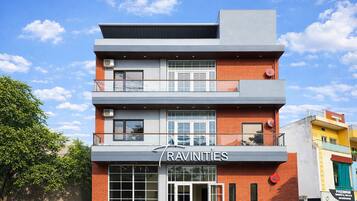 Façade de l’hébergement