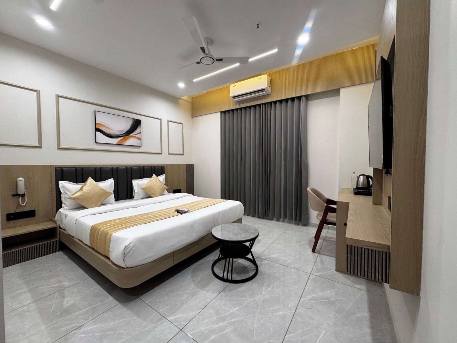 Deluxe tweepersoonskamer, uitzicht op stad