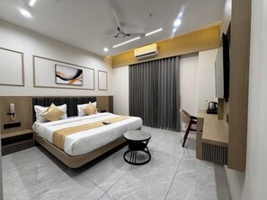 Deluxe tweepersoonskamer, uitzicht op stad