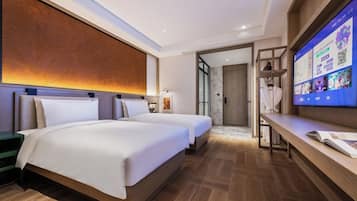 Kamar Double atau Twin Desain, pemandangan halaman