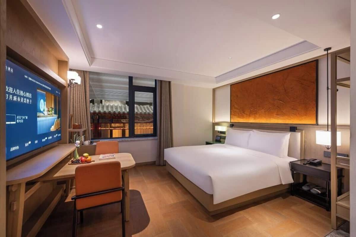Kamar Double Bisnis, 1 Tempat Tidur Queen | Seprai katun Mesir, seprai premium, dan selimut bulu angsa