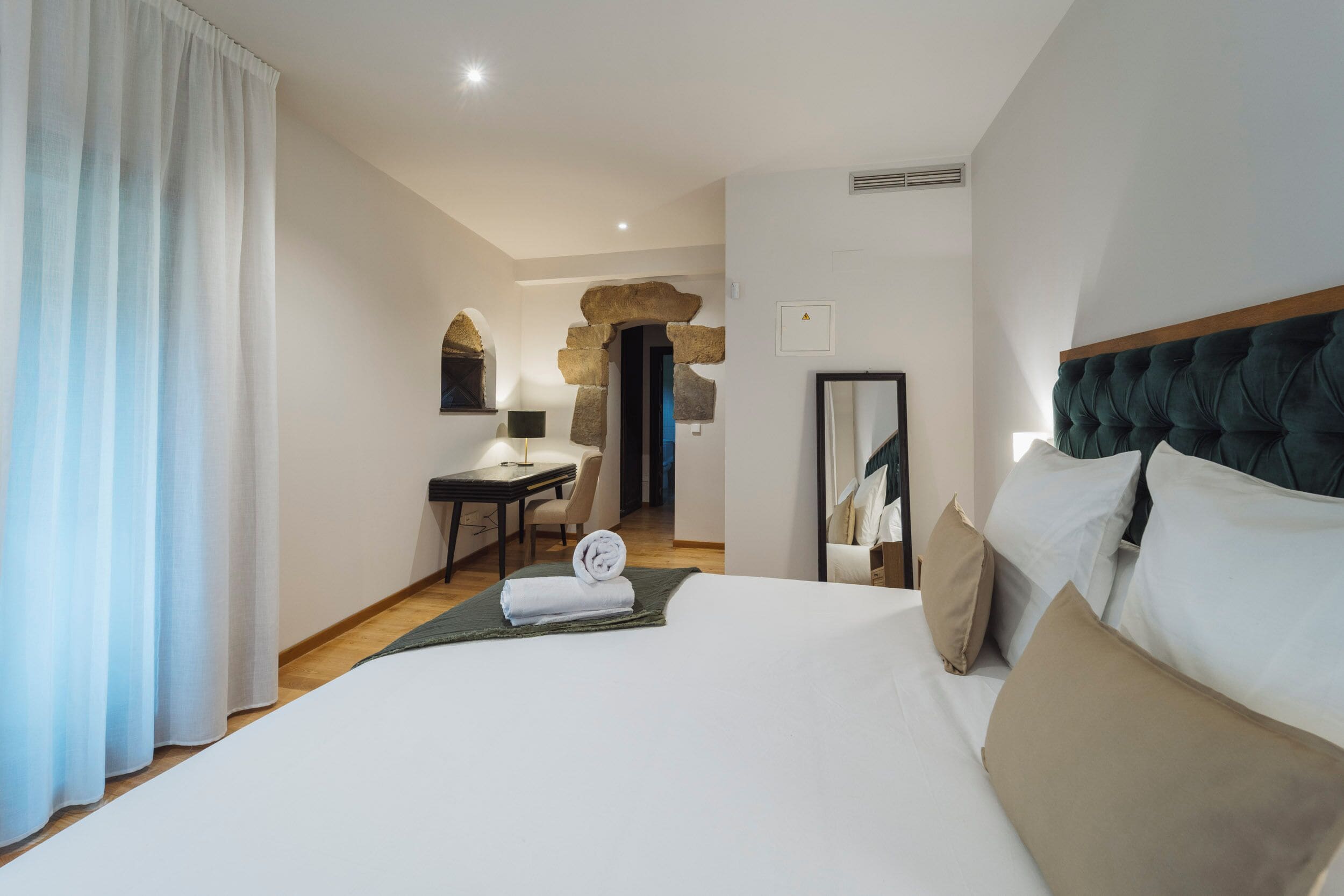 Deluxe Double Room, Balcony, Garden View | Premium bedding, minibar, in-room safe, desk