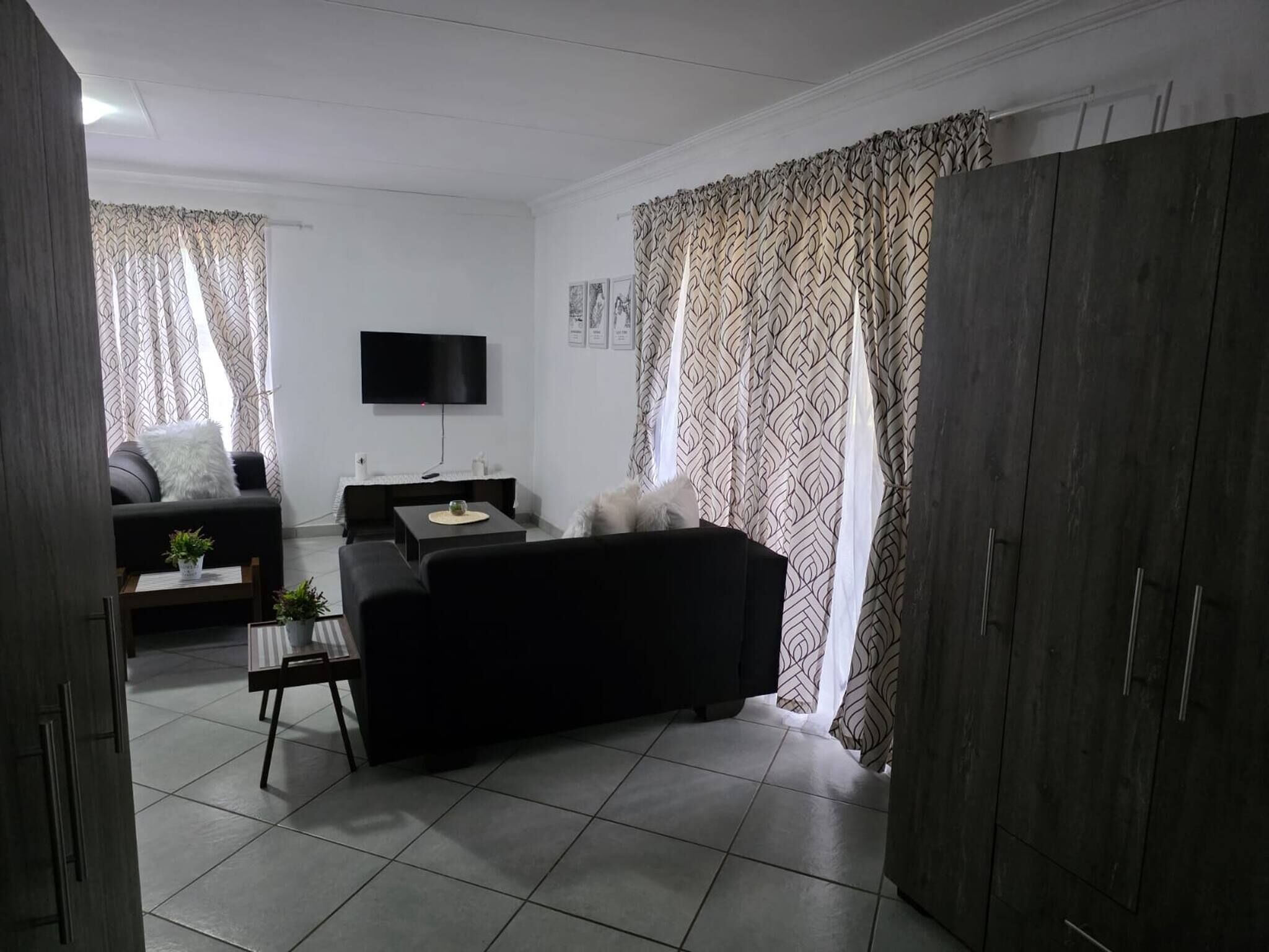 Ferienhaus, 2 Schlafzimmer, Raucher, Gartenblick | Wohnzimmer