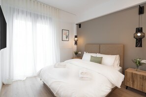 Appartamento Luxury | Biancheria da letto di alta qualità, cassaforte in camera