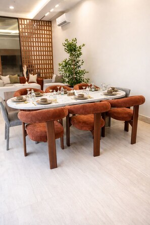 Signature Villa, 1 King Bed, Private Pool | Dining - Liora Jubaila Resort (Diryah)