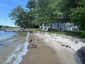 Beach - Exceptional Lakefront Home on Springfield Point – Lake Winnipesaukee (Wolfeboro)