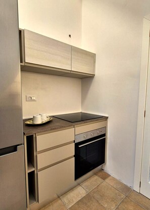 Private kitchen - Apartment 'L'angolo Del Teatro' with Private Terrace and Air Conditioning (Galatone)