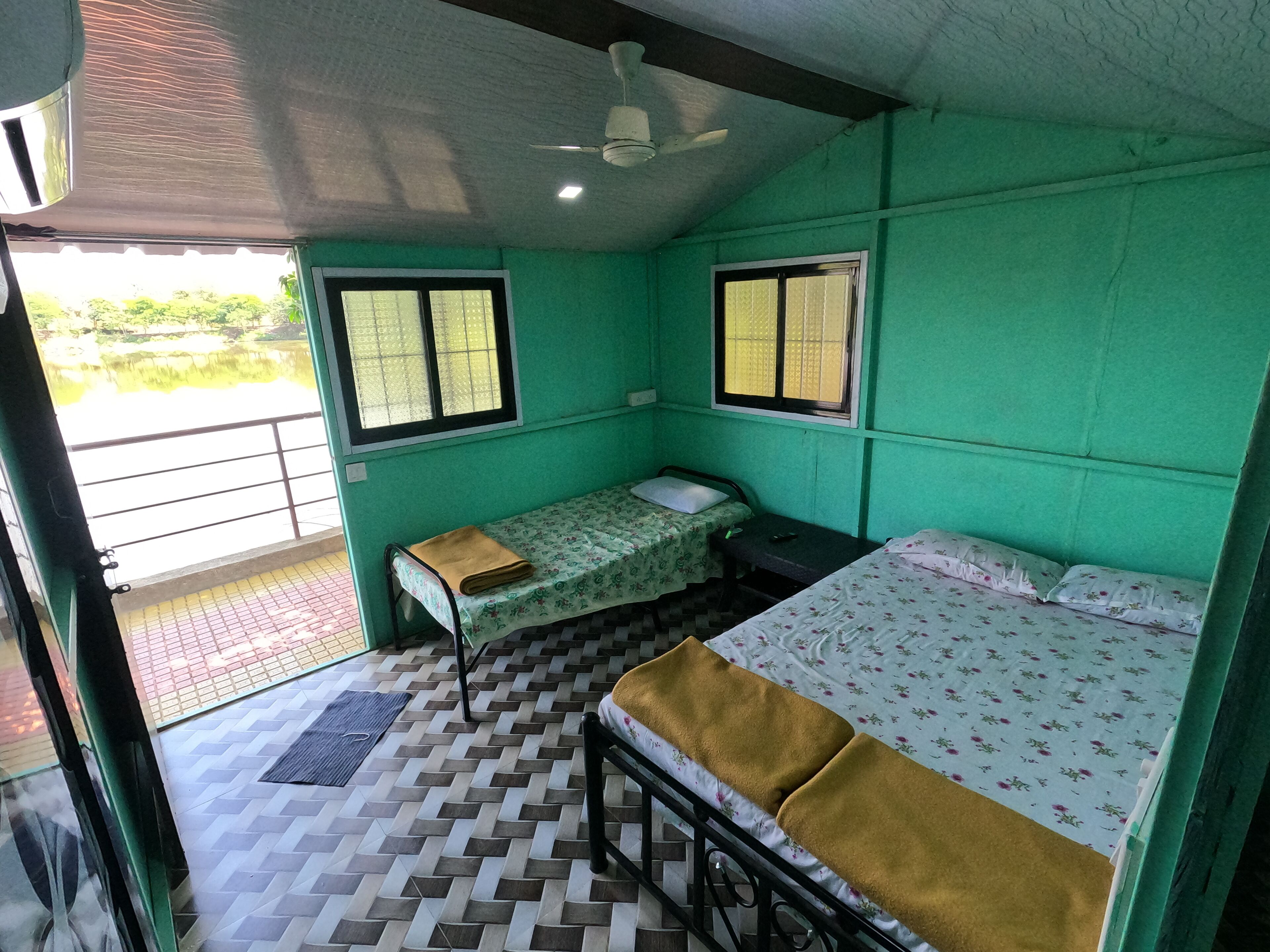 Cottage, uitzicht op tuin