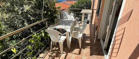Classic Apartment, Partial Sea View | Balcony