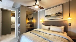 1 slaapkamer, een strijkplank/strijkijzer, internet, beddengoed