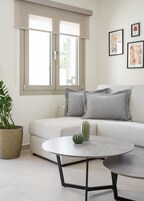 Junior Suite | Living area | 45-inch Smart TV with cable channels, Netflix, streaming services