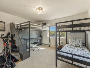 Bedroom Three - Bunk - Brand New Listing and Remodel by InvitedHome | Hot Tub, Bunk Room, Fitness (Park City)
