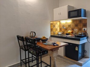 Suite, vista al patio | Cocina privada
