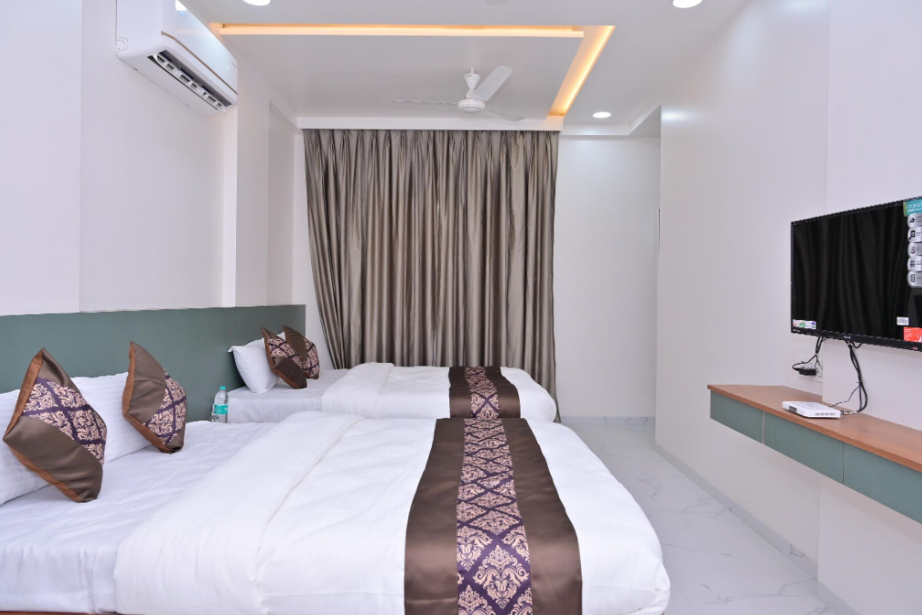 Quadruple Room, City View | View from room