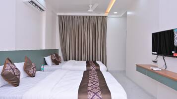 Quadruple Room, City View | View from room