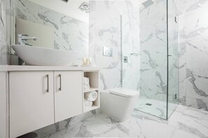 Bathroom - Newington Apartments - Apt 3 Queen, Brand New! (Ballarat Central)