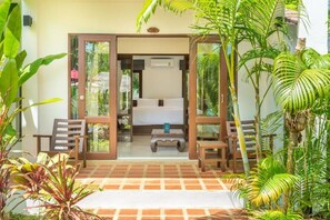 Deluxe Villa, 1 Bedroom, Balcony, Garden View | Terrace/patio