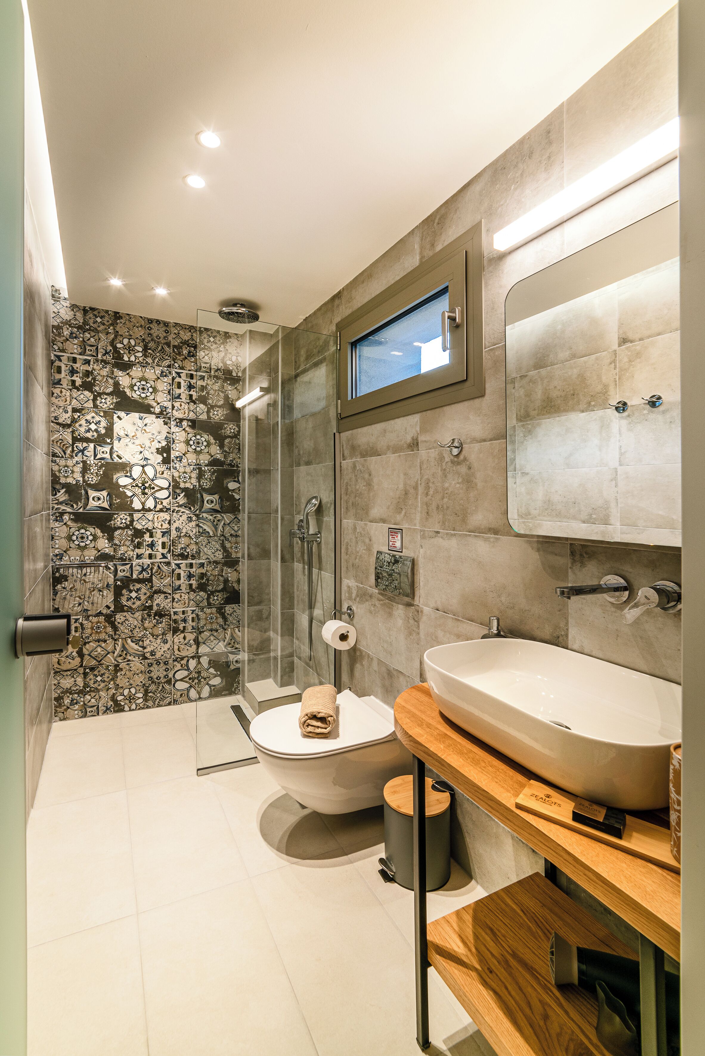 One Bedroom Supreme Villa up to 4 with outdoor Hot Tub | Bathroom | Hair dryer, slippers, towels, soap