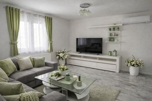 Fabulous 2-bedroom apartment with AC in charming Smoljanac