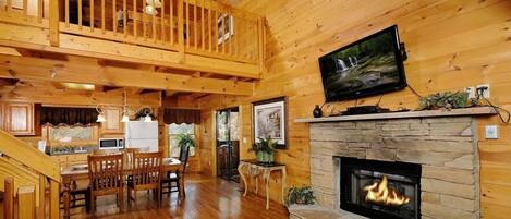 Cabin, 2 Bedrooms | Interior