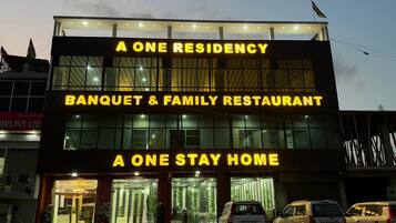 Majoituspaikan julkisivu