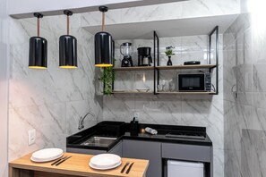 Apartment | Private kitchen - Largo do Machado Metrô Aterro do Flamengo (Rio de Janeiro)