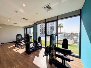 Fitness facility - PVH - Azizi Riviera 13 - Modern Studio (Dubai)