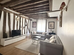 Living area - Paris center for 6 - Marais + Notre Dame (Paris)