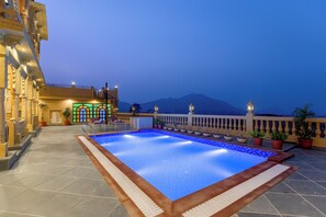 Pool - ELIVAAS Amber Royale 3 BHK with Pvt Pool (Kundal Ubeshwarji)