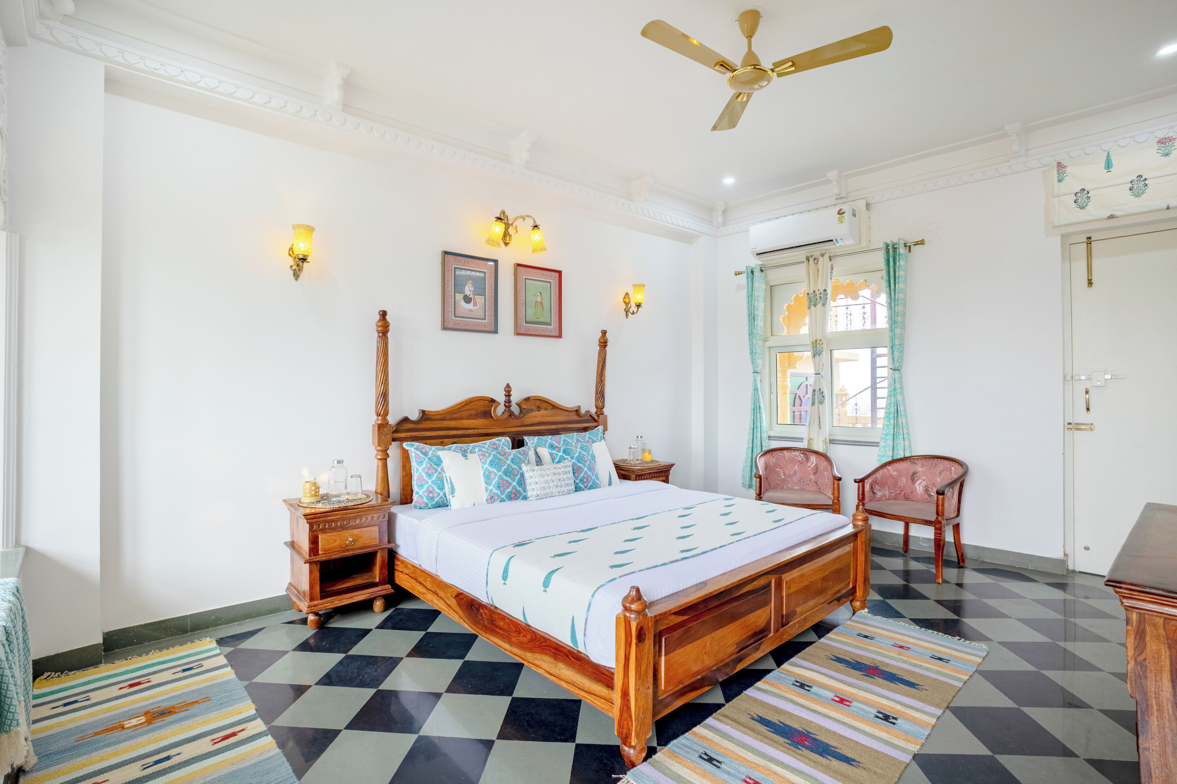 Deluxe-huvila, parveke, näköala puutarhaan