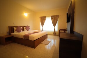 Lyxstuga - utsikt mot staden