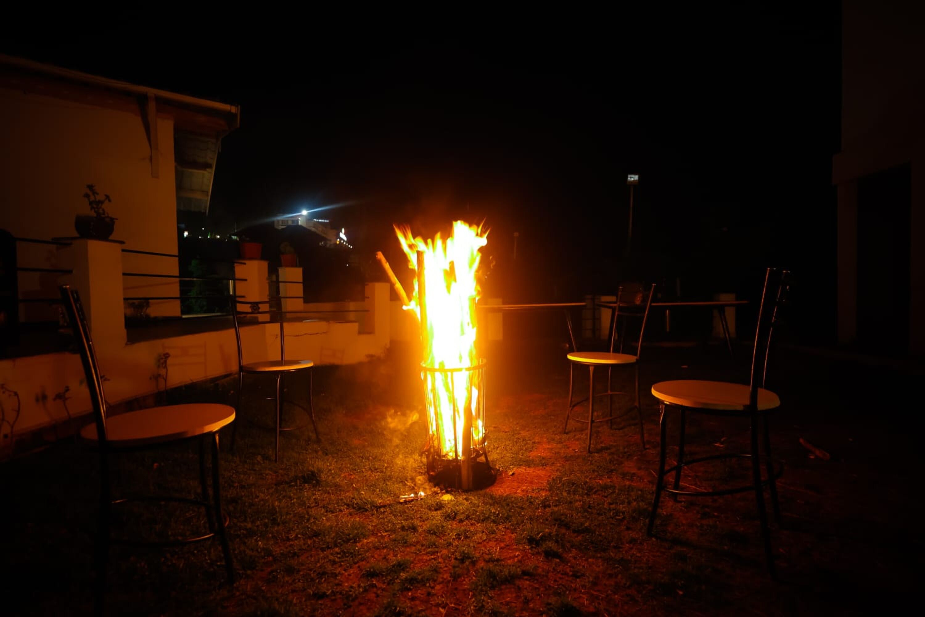 Blick von der Unterkunft