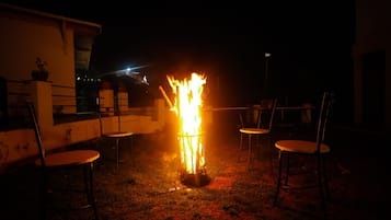 Blick von der Unterkunft