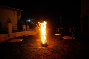 Uitzicht vanuit accommodatie