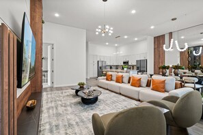 Living area - 12BR Home | Near Disney & Parks with Game Room (Orlando)