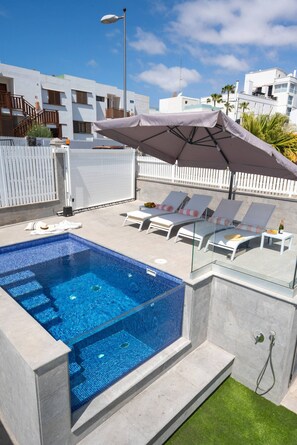 A heated pool - Villa Galatea - San Agustin (Maspalomas)