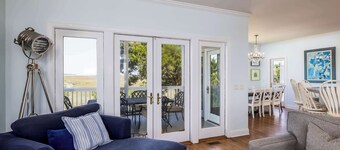 Marshfront Retreat with Stunning Sunset and Sunrise Views