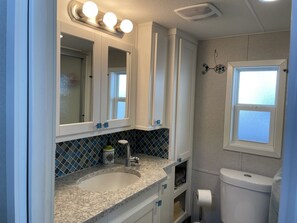 Bathroom - Coastal Chic Back Bay Waterfront Tiny Home Steps Away From Sandbridge Beach (Virginia Beach)