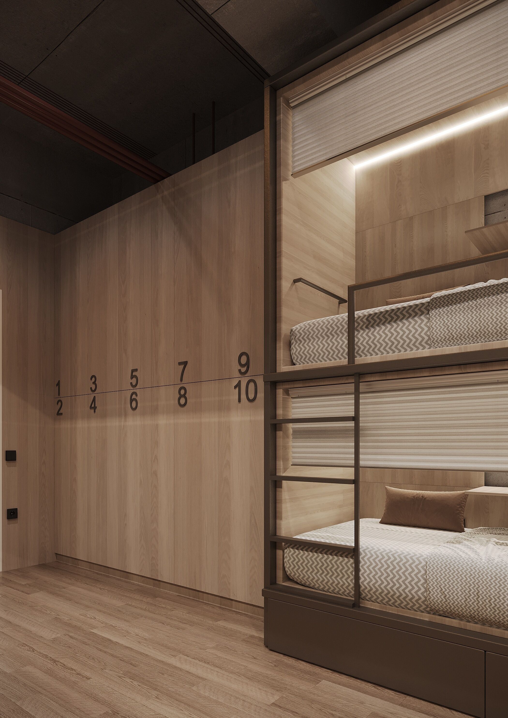 Memory foam beds, desk, laptop workspace, free WiFi