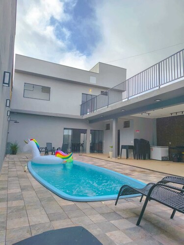 Maktub House and Leisure Area Temporada Delfinopolis. Cozy space.