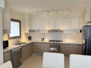 Penthouse, 4 Bedrooms, Canal View | Private kitchen - Marina 2 6R-302 in Marassi North Coast (El Alamein)