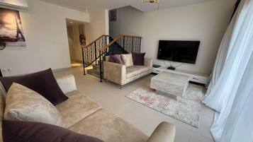 Penthouse, 4 kamar tidur, pemandangan kanal | Area keluarga