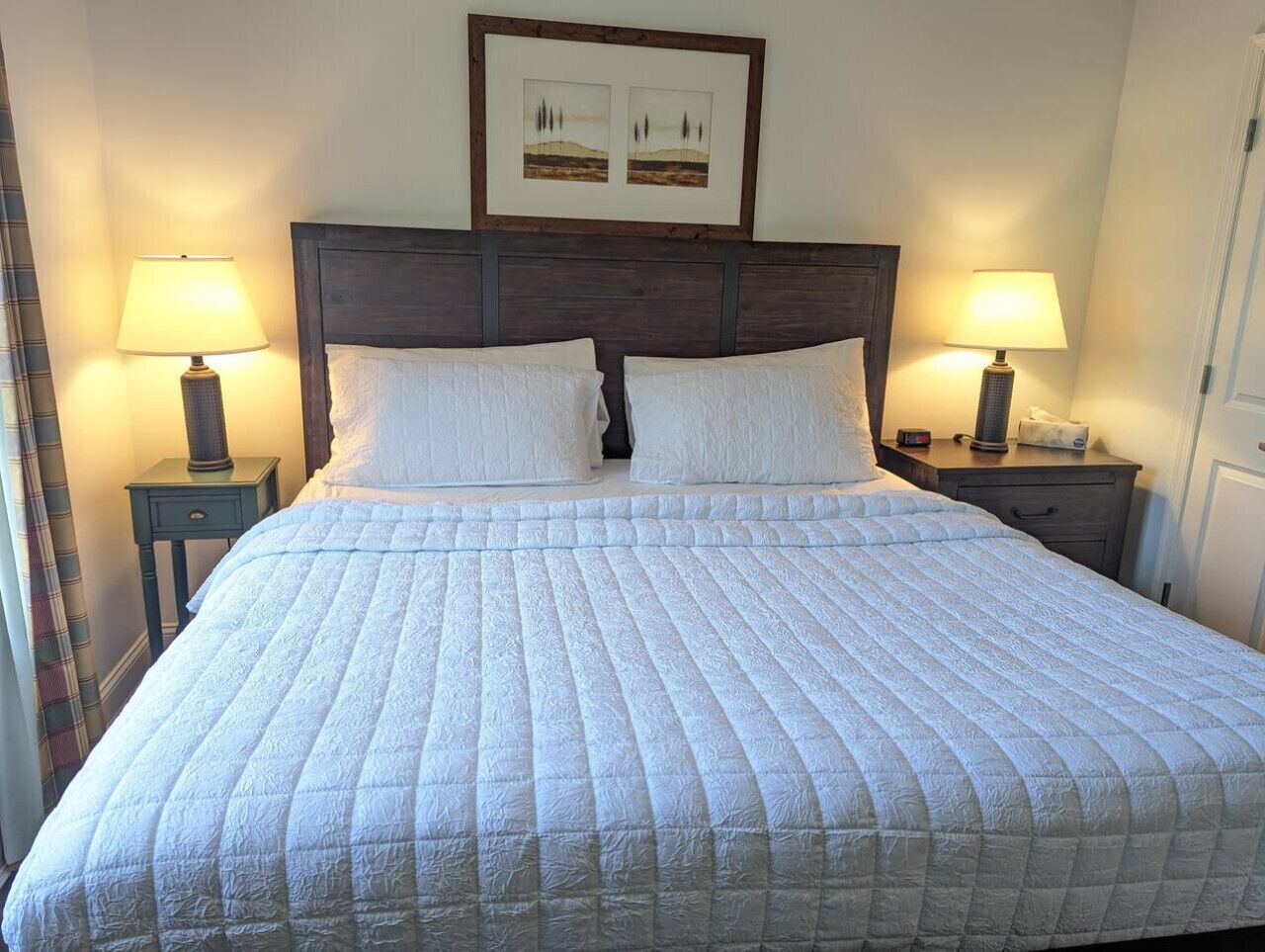2 bedrooms, iron/ironing board, travel crib, WiFi