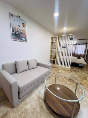 Apartemen, 1 kamar tidur, Boleh Merokok | Ruang keluarga