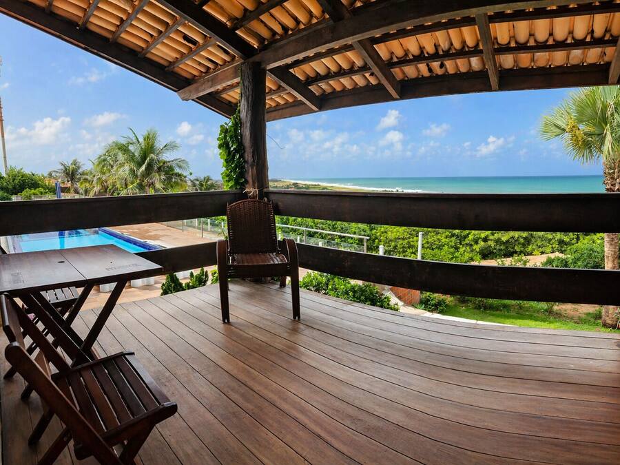 Deluxe Double Room, Lanai, Sea View | Desk, iron/ironing board, free WiFi