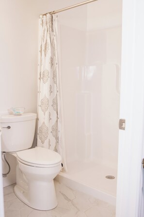 Towels, soap, toilet paper