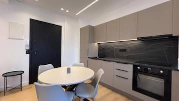 Family Apartment, Patio | Private kitchen