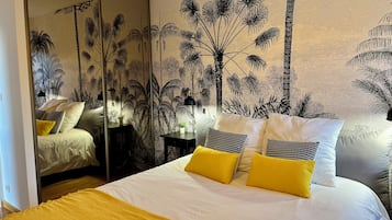 5 chambres, fer et planche à repasser, lit parapluie, Wi-Fi gratuit